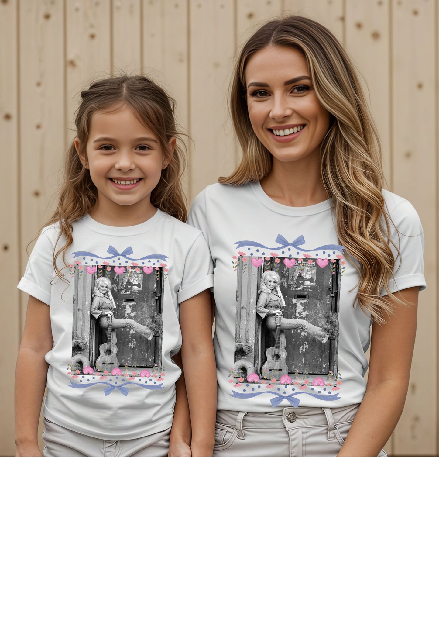 Dolly Parton Toddler & Youth Bow Tee