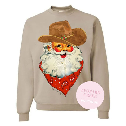 Bandana Santa Crewneck