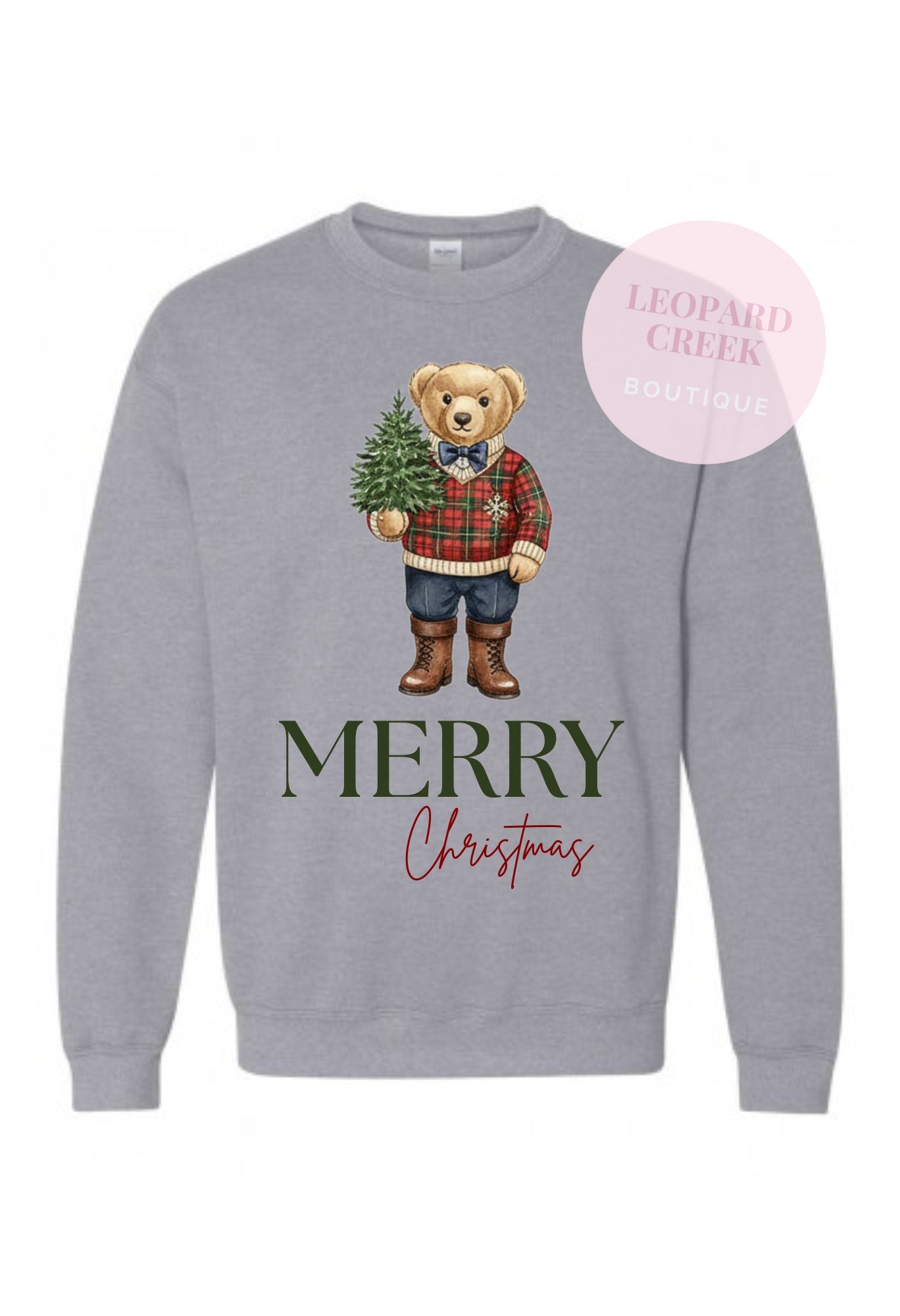 Preppy Bear Christmas Crewneck