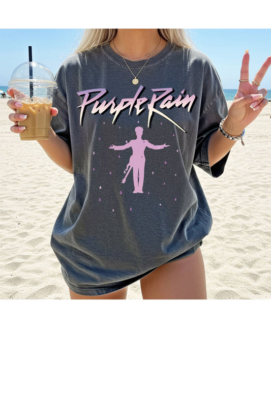 Prince Purple Rain Vintage Style Graphic Tee