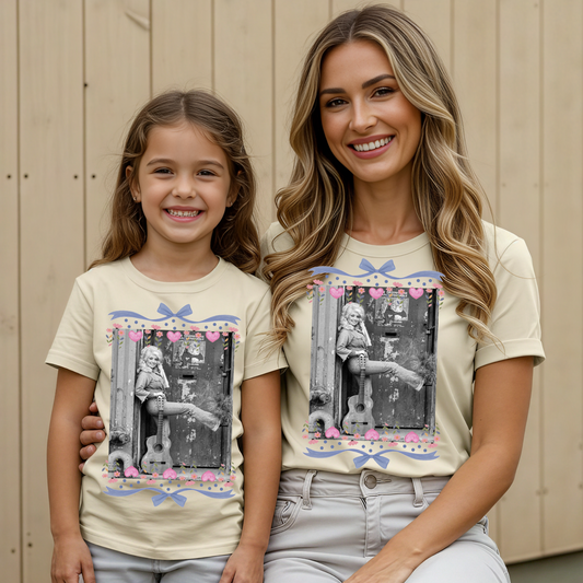 Dolly Parton Toddler & Youth Bow Tee