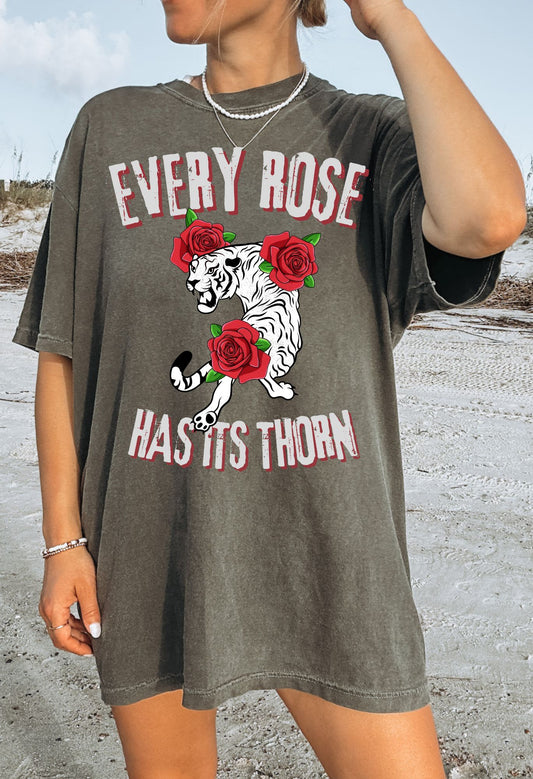 Every Rose Has Its Thorn Graphic Tee