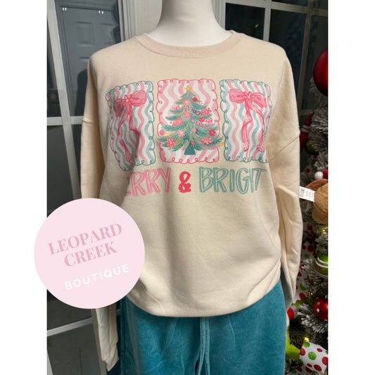 Merry & Bright Crewneck
